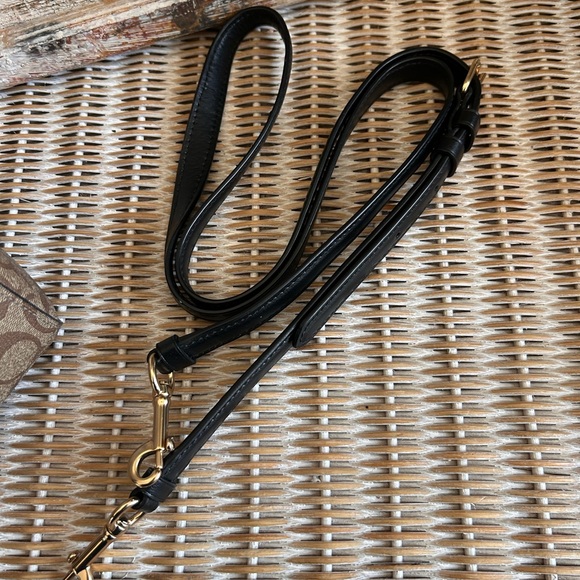 Coach Signature Rowan Satchel Khaki Green Crossbody Bag Gold Hardware - Picture 6 of 8